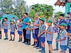 Candlelight vigil by scouts of Bt. Methodist Central College