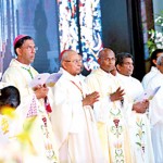 During the Holy Mass