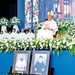 His Eminence deliverying  the Homily