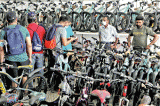 Brisk sales of bicycles