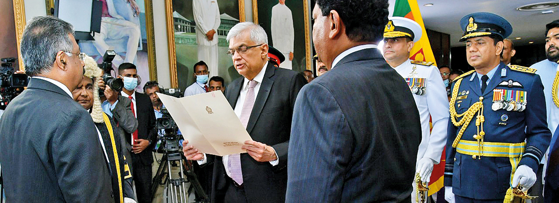 Taking oath under the gaze of presidential system architect