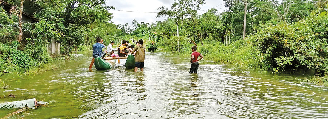 Rains to continue; rivers swell amid flood and landslide warnings