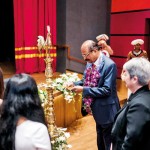 Lighting of the ceremonial oil lamp