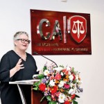 ACCA global Chief Executive Ms. Helen Brand delivering her speech.