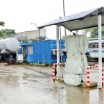 Fort: Short-lived: A fuel distribution pump established during the crisis stays closed.
