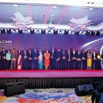 Recognising FLP programme Registered Tuition partners in Sri Lanka.  Sanding from left to right – S. Vithushan - Markets Manager CIMA, Zahara Ansary - Country Head CIMA, Channa Gunawardena - Director Nanaska, Lisa Whanstall - Deputy British High Commissioner to Sri Lanka, Chinthaka Wijeyaratane - Group General Manager, Wisdom Business Academy, Shanmugam Sivabaskaran - Director Operations, Imperial College of Business Studies, Senior Professor Sampath Amaratunge – Chairman, University Grants Commission Sri Lanka.