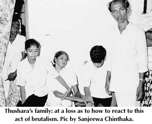 Thushara's family....