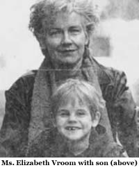 Ms. Elizabeth Vroom with son
