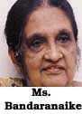 Mrs. Sirimavo Bandaranaike