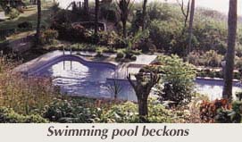 Swimming pool beckons
