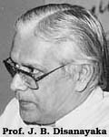 Prof. J. B. Disanayaka