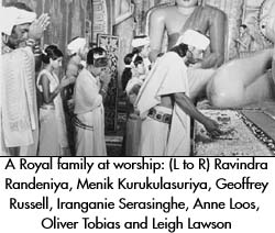 A Royal family at worship: