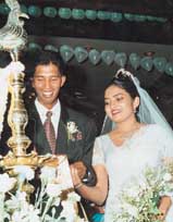 Darmasena with his bride