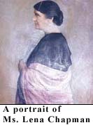 A portrait of Ms. Lena Chapman