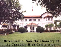 Oliver Castle: Now the Chancery of the Canadian High Commission