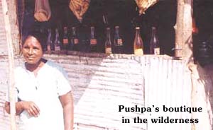 Pushpa's boutique in the wilderness