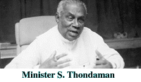 Minister S. Thondaman