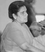 President Chandrika Bandaranaike Kumaratunga