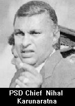 PSD Chief Nihal Karunaratna