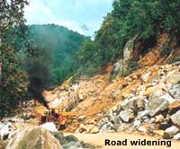 Road widening