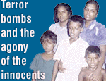 Terror bombs and the agony of the innocents