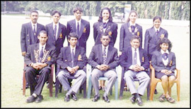 The Sri Lankan Squash  team