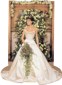 2000's dream wedding: Posh Spice in her bridal finery