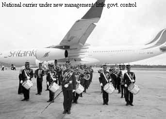 National carrier under new management: little govt. control