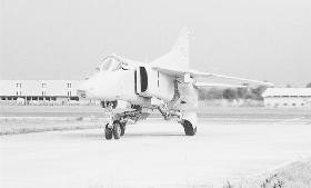 File picture of an SLAF Mig-27 coming into the SLAF base at Katunayake