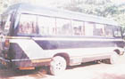 The Isuzu Elf bus used in the attack.