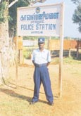 LTTE police station at Mankulam