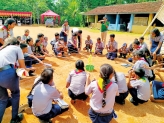 Scout troop at Pothuvila Vidyalaya celebrates ten years