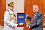 Four stars for Navy Commander with rank promotion