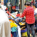 Thrifty shopping: Scene at 2nd Cross Street