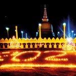 Weerakobbekaduwa temple in Puttalam: Greeting the New Year with lit oil lamps