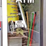 ATM vestibule now used as mop closet near Diyatha Uyana.