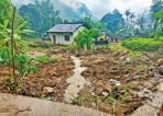 Recurring landslides likely to  harm lives and damage homes