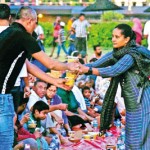 The iftar at Galle Face on April 9