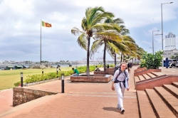 Leisure times at Galle Face Green