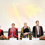 From L to R: Mr. Prasanna Liyanage, Acting Chief Executive Officer of CA Sri Lanka,  Professor Ren Yi, Pro Vice Chancellor of USQ, Mr. John Dornbusch, Chancellor of USQ,  Mr. Heshana Kuruppu, Vice President of CA Sri Lanka, and Mr. Laknath Jayawickrama, Chairman  of the CA Sri Lanka Business School.