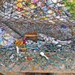 So much litter in no man's land