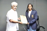 AIS athletes Shaylon and Rovinya felicitated by NSC