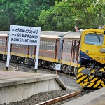 On a trial run: The Yal Devi  sets off from Anuradhapura to KKS. Pix by Priyankara Samaraweera