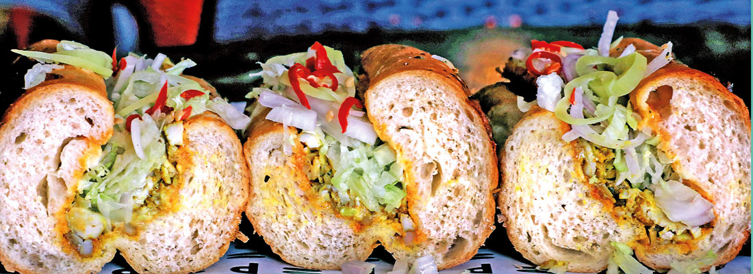 Subs and sandwiches packed with unusual flavours