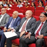 President of APFASL Mr. V Kanagasabapathy, and Chief Executive of the Confederation of Asia Pacific Accountants Mr. Brian Blood with other distinguished invitees.