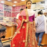 With Deepavali falling today some shoppers were seen  buying clothes in Pettah.  Pix by Nilan Maligaspe