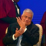 President Ranil Wickremesinghe and former President Chandrika Bandaranaike Kumaratunga at the event. On left is New Zealand High Commissioner to Sri Lanka Michael Appleton.    Pix by Priyanka Samaraweera