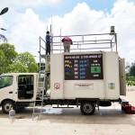 A mobile air  quality monitoring unit. Pix by Eshan Fernando
