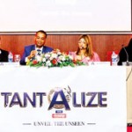 From left to right: Rishmi Samaradiwakara- President of the Student Activity Club of APIIT, Imesh Jayakody- Chairperson of Tantalize 2023, Bandula Egodage- Chairman of APIIT Lanka, Vithara Mannage- Patron of the Student Activity Club of APIIT, Rukaiya Shahabdeen- Co-Chairperson of Tantalize 2023 and Rasal Jayasinghe- Project Coordinator of Tantalize 2023