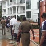 Dambulla police raided a hotel on a tip off (above and below).  Pix by Kanchana Ariyadasa